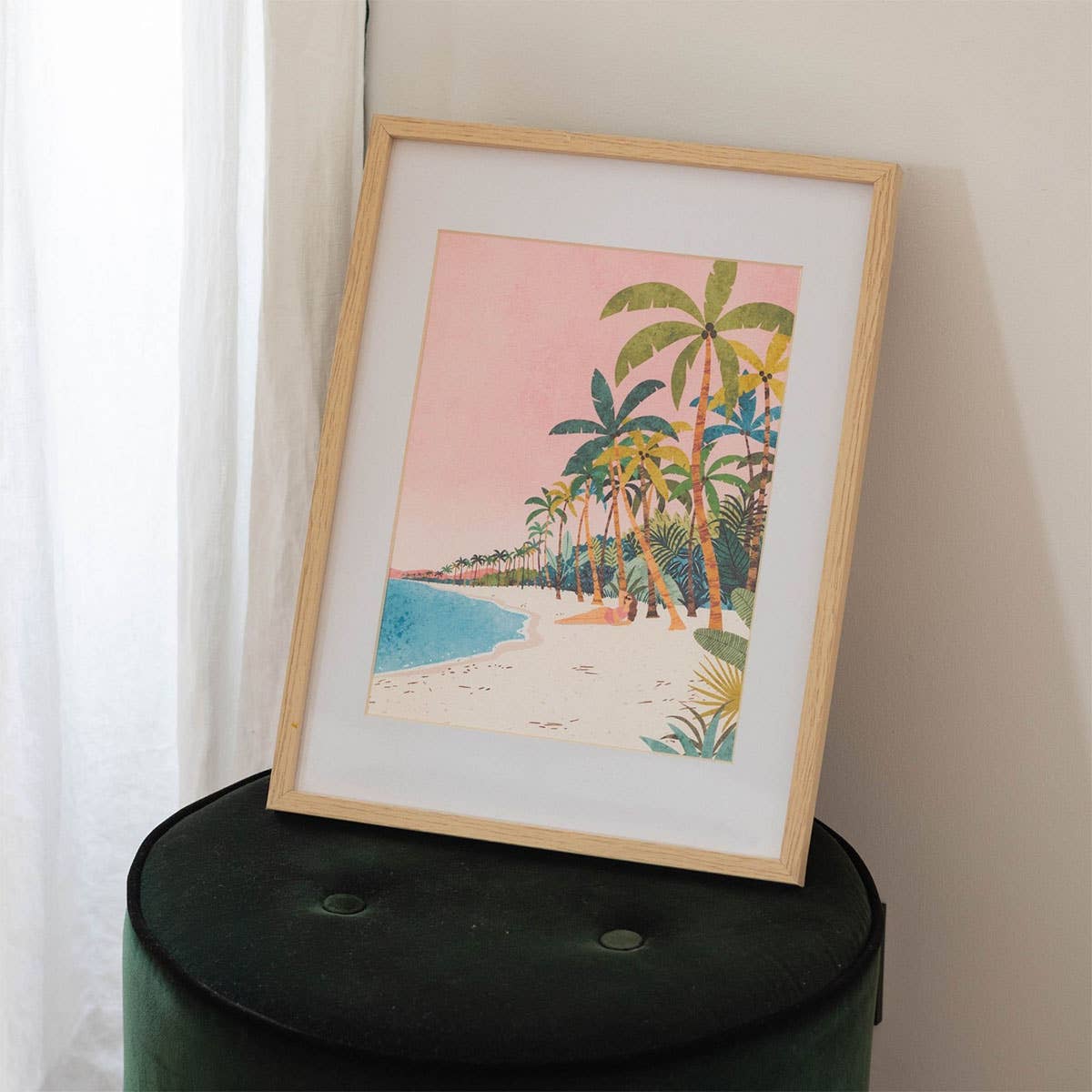 La Petite Épicerie - Vente Kit de bricolage - Number Painting Kit - Bora Bora by Tania Garcia2