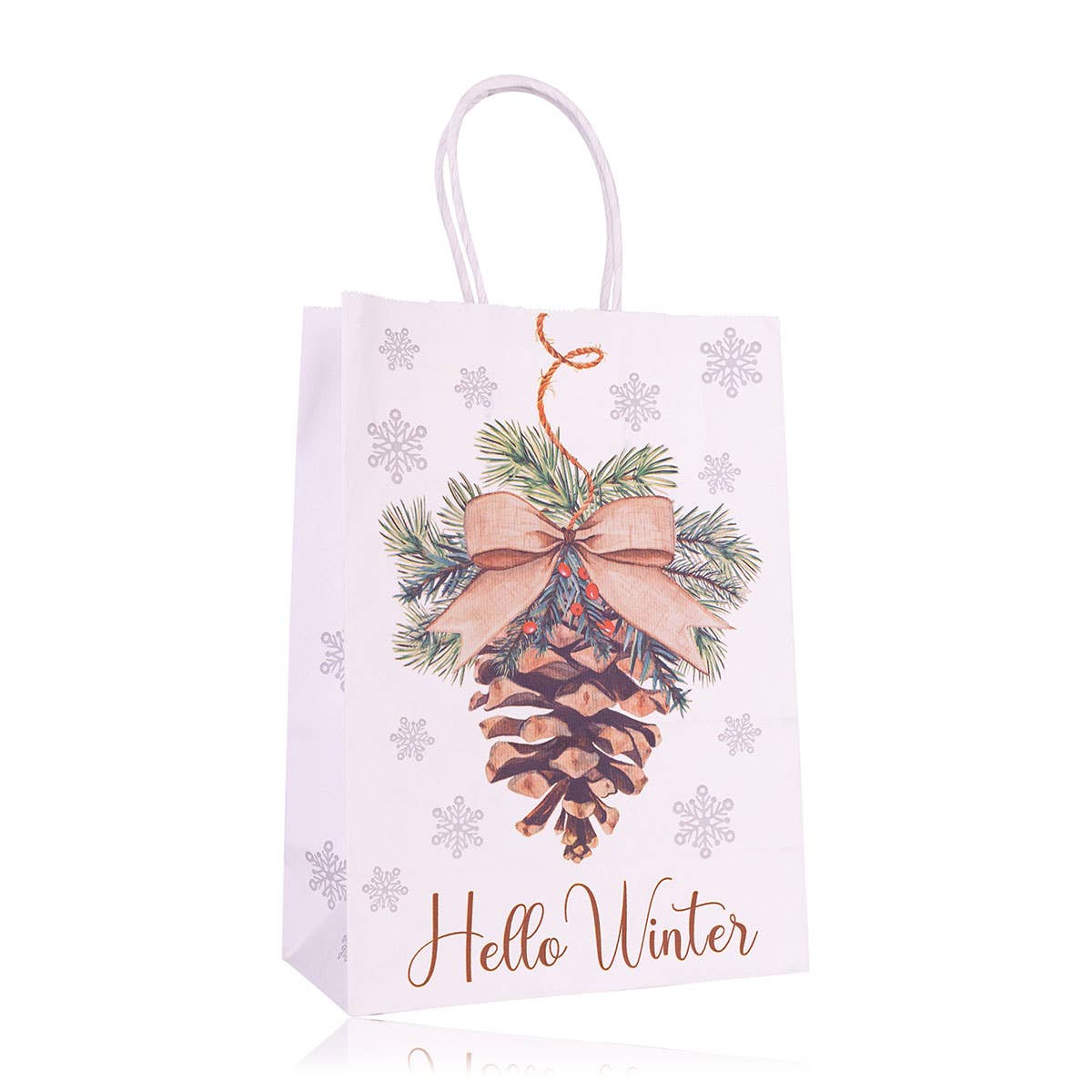 Accentra - Wholesale Gift Bag - Paper gift bag CHRISTMAS TREES XS1