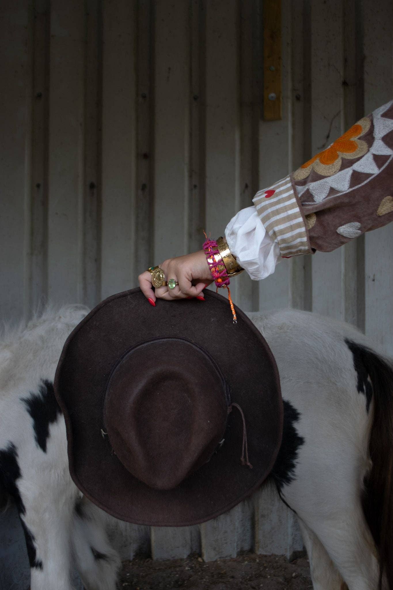 ToutVintage - Vente Veste – femme - Velours brique yingyang13