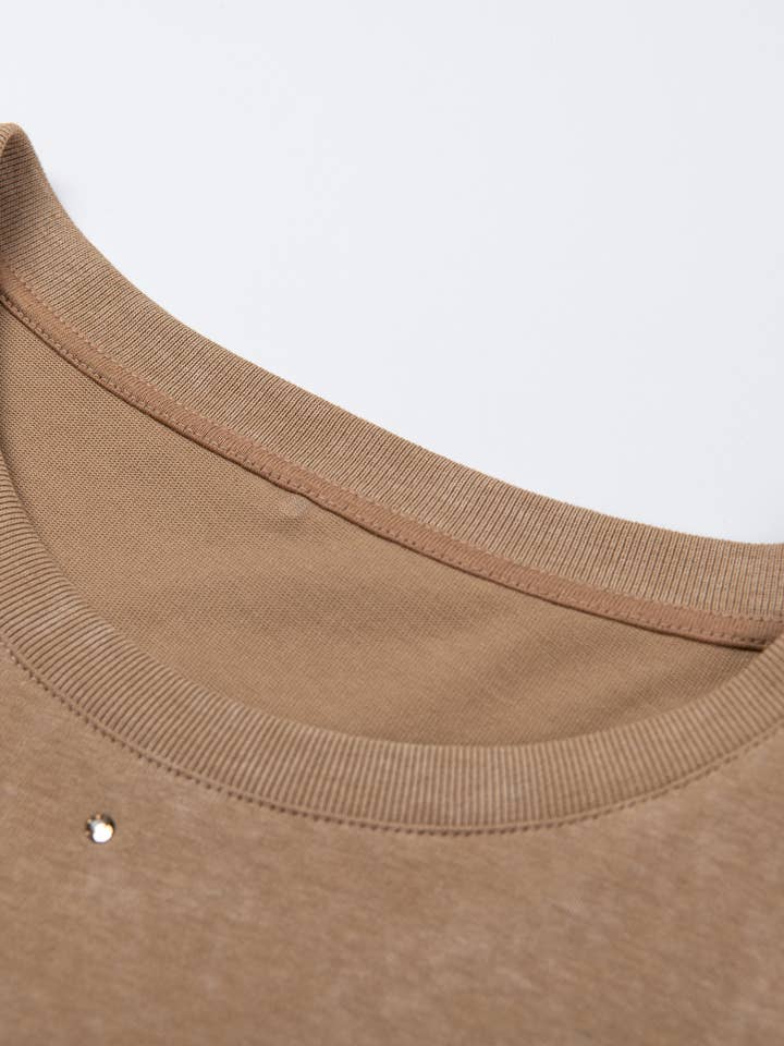 T-Shirt im Retro-Stil mit Heißprägung für den Großhandel von Urlazh