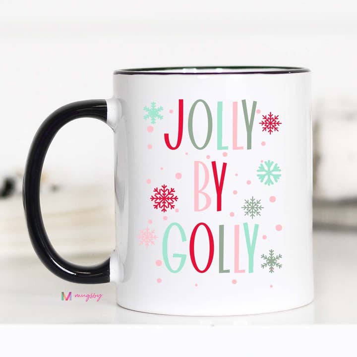 Mugsby - Wholesale Coffee Mug - Jolly By Golly Christmas Mug