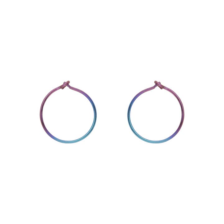Mark Steel Jewelry - Wholesale Hoop Earrings - 22 Gauge Wire Hoop Earring Available in Sizes 9mm-18mm5