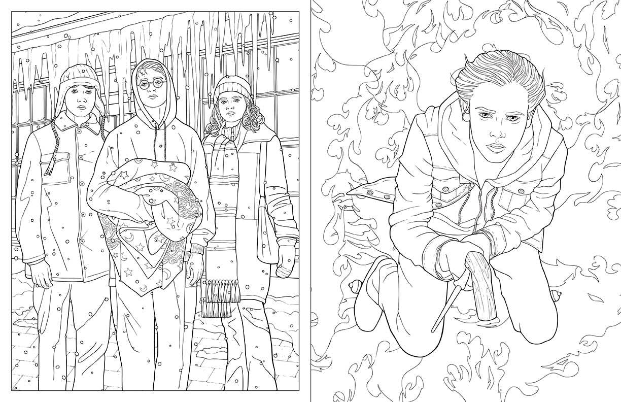 Insight Editions - #1 Pop Culture Publisher - Wholesale Coloring & Activity Book - Kids & Baby - Harry Potter: Travels Through the Wizarding World Coloring7