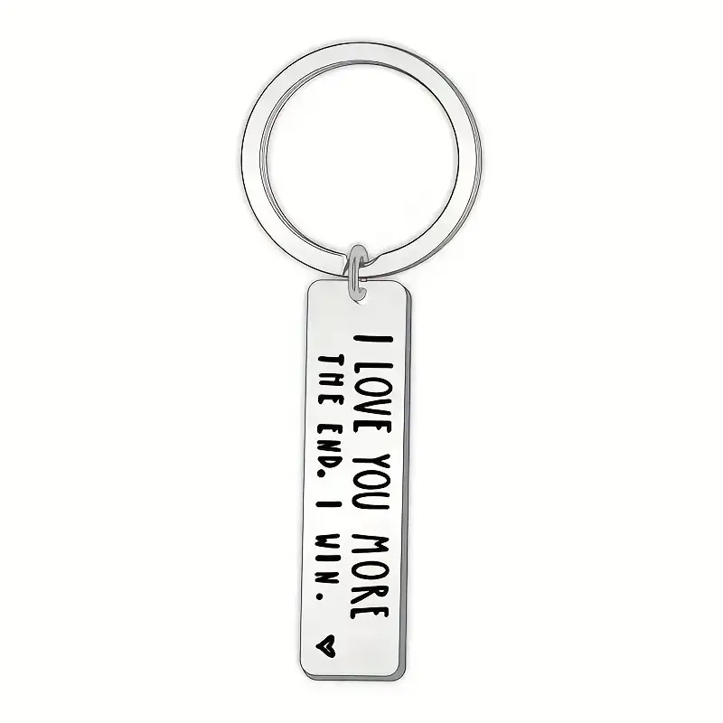 Magnifique Hearts - Wholesale Keychain - Unisex - Heartfelt 'I Love You More' Keychain - Gift for couples3