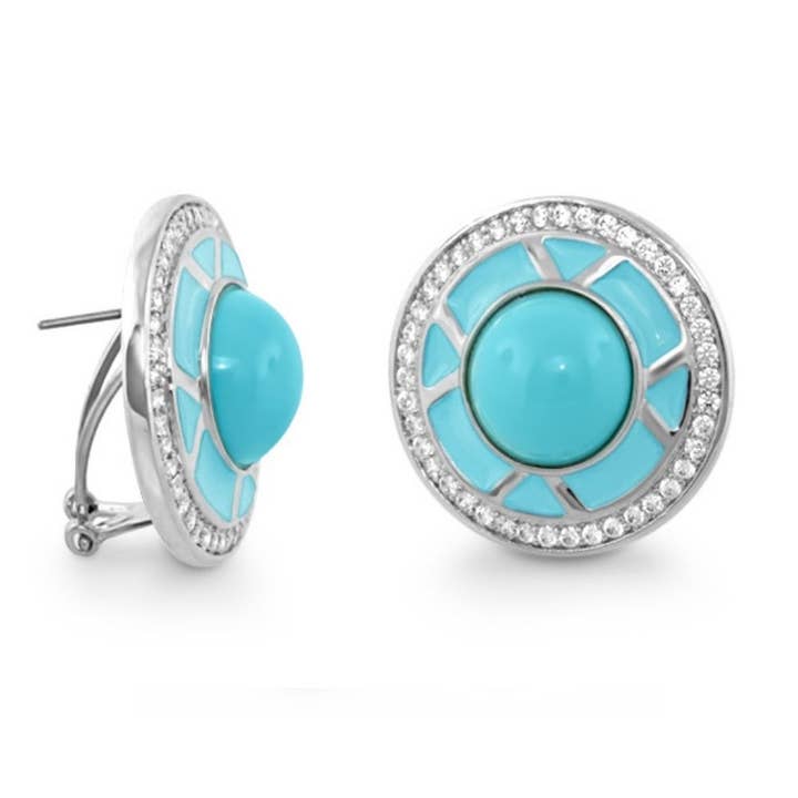 Boucles d'oreilles Chunky Town pour la vente par Lauren G Adams