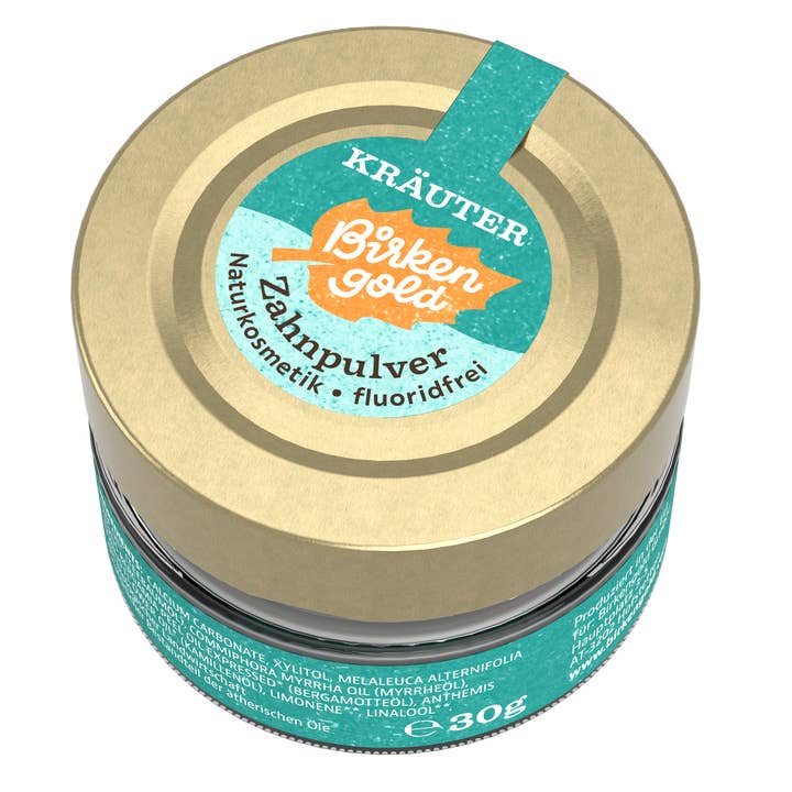 Birch gold tooth powder herbs 30g for wholesale by Birkengold