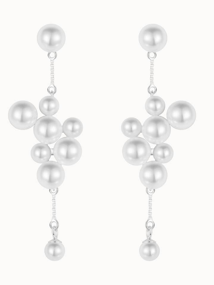 Mehal Earrings - Silver for wholesale by Nava Copenhagen