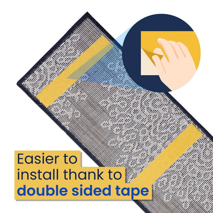 Morbido tappeto antiscivolo con design a medaglione per gradini, scalino, copriscala per la vendita all'ingrosso da parte di Beverly Rug