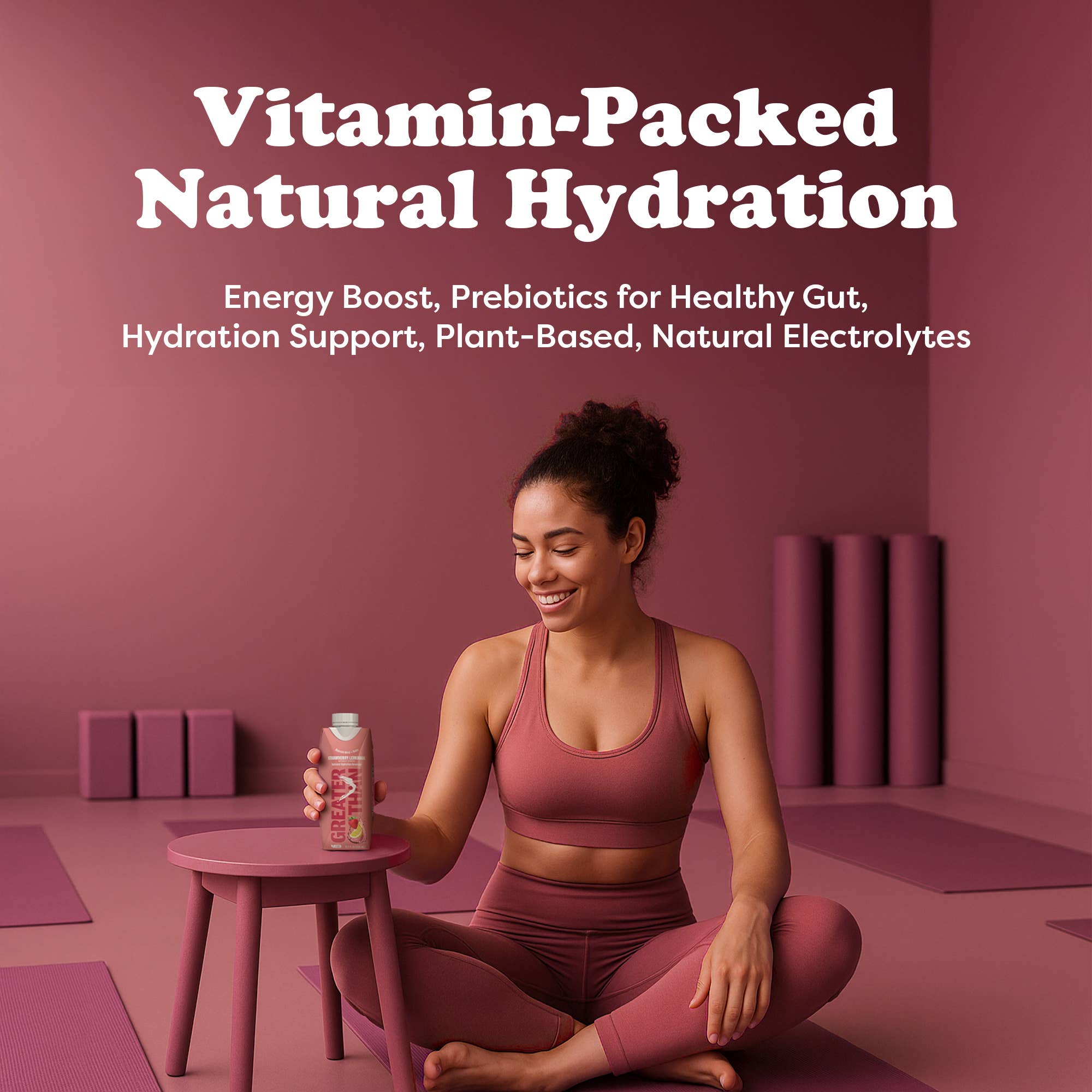 GREATER THAN - Wholesale Wellness Juice/Tonic - Strawberry Lemonade - 24 Pack2