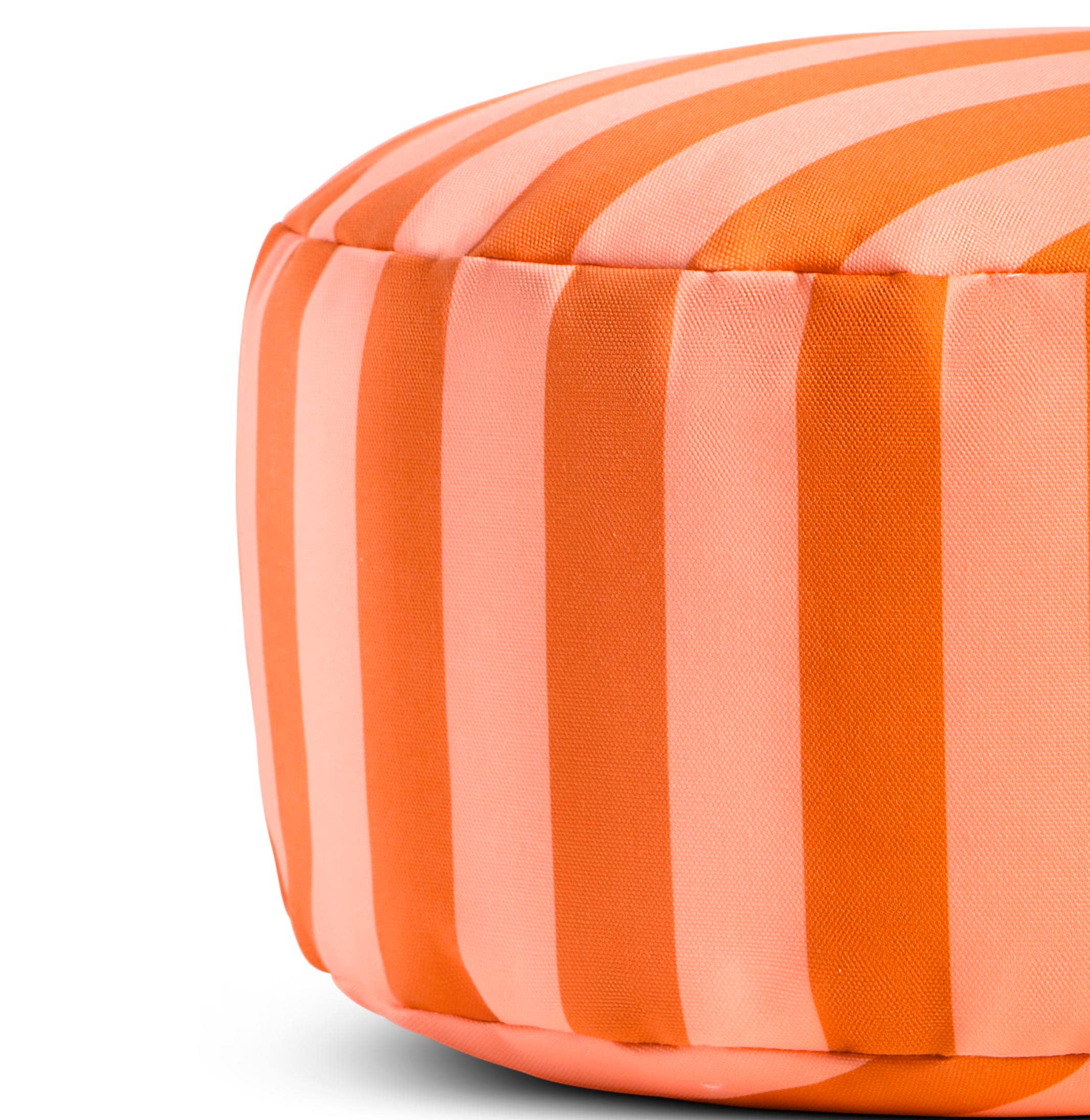 Really Nice Things - Wholesale Pouf - Orange and pink waterproof bean bag for outdoor and indoor use1