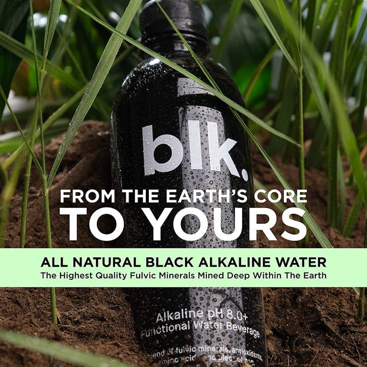 blk. water - Wholesale Sparkling Water - Fulvic Acid Infused Water Cucumber Mint 500 mL blk. (12)