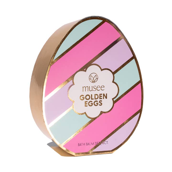 Golden Egg Three Bath Balm Set for wholesale by Musee