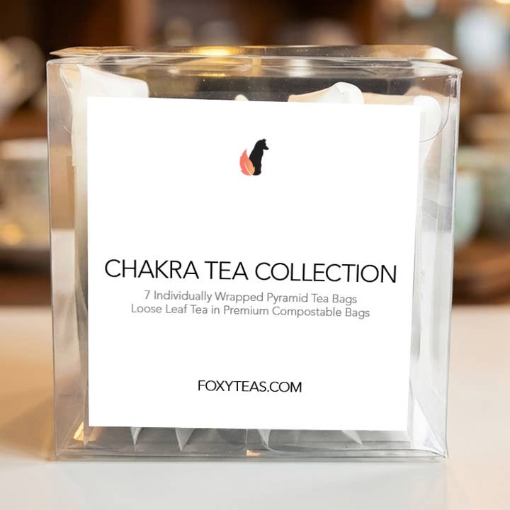 Foxy Tea® - Wholesale Tea Bags - Chakra Tea Collection – 7-Sachet Tasting Set1