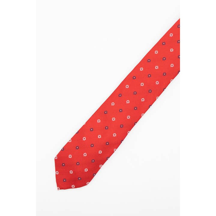 Custi Mikelo: Men's Clothing & Christmas Gifts – wholesale Necktie – Men’s – Red Flower Tie1