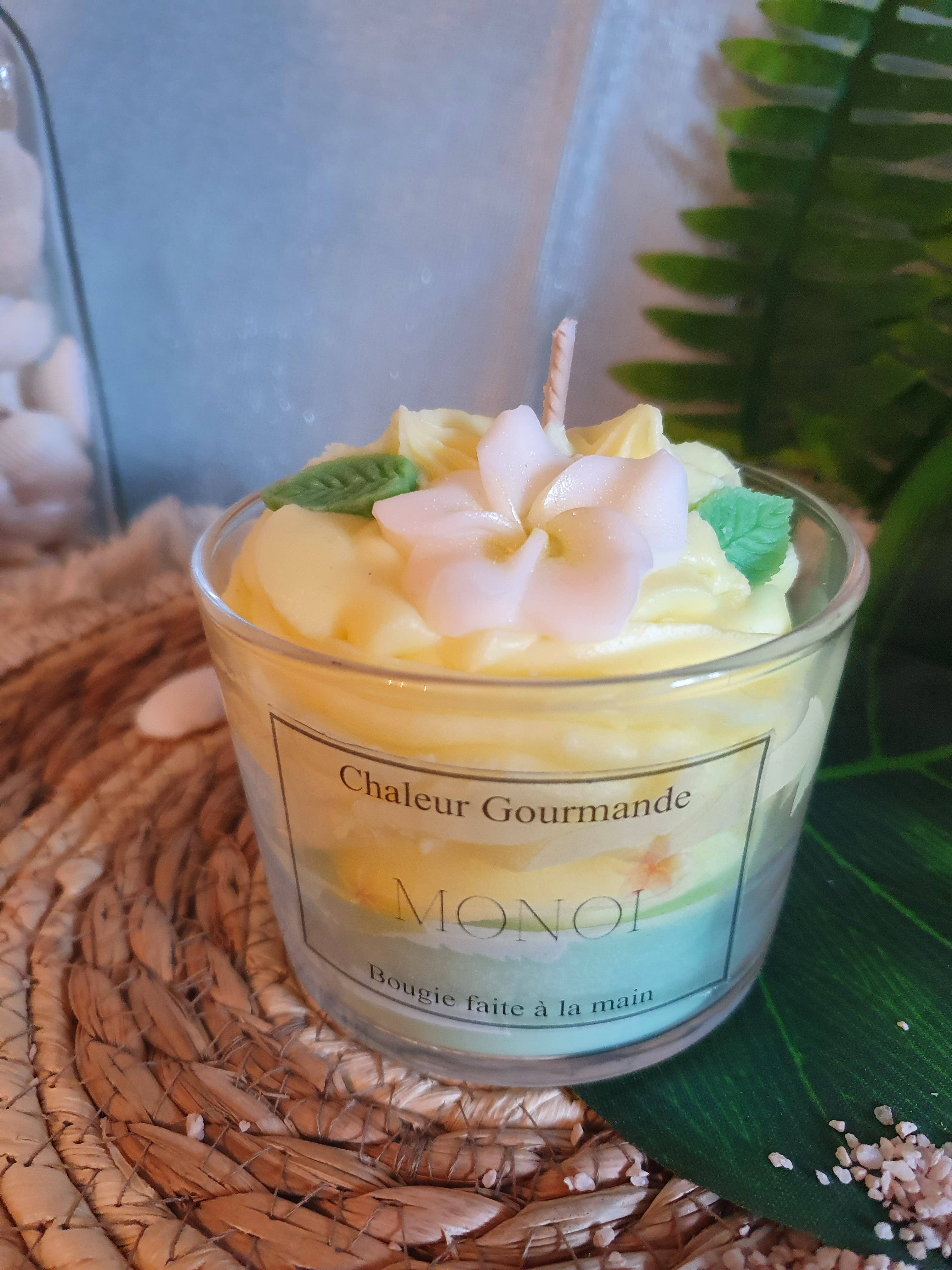 Chaleur Gourmande - Wholesale Jar/Filled Candle - Monoi candle2