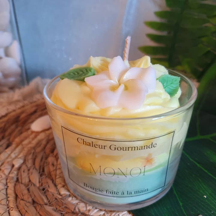 Chaleur Gourmande - Wholesale Jar/Filled Candle - Monoi candle2
