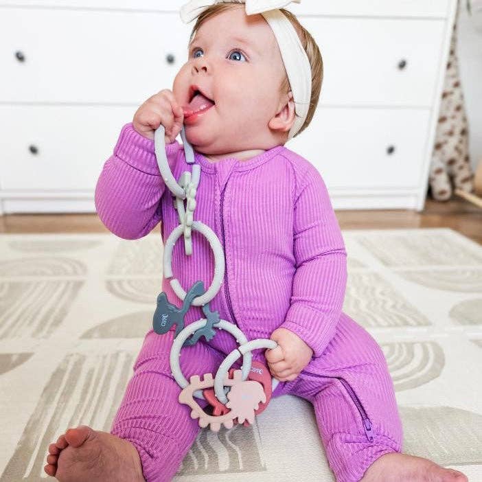 Calla & Friends - Wholesale Teether (Not Clip-On) - Baby - Dino Rings Silicone Teether5