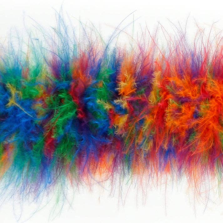 Zucker Feather Products - Vendita all'ingrosso Costume di carnevale - Donna - Boa in piuma Marabou - Peso medio - Rainbow Mix5