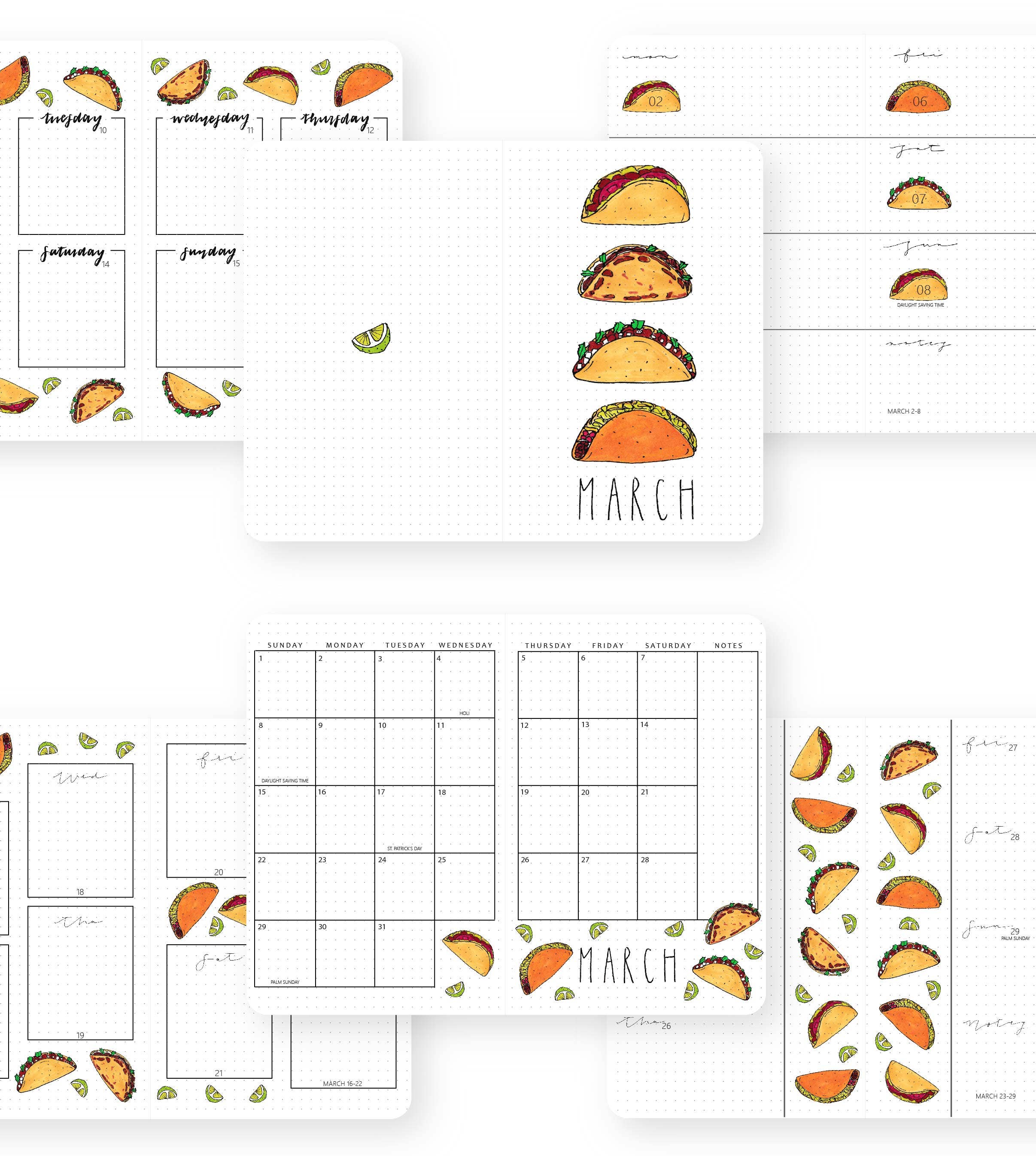 Linda Tong Planners - Wholesale Planner - 2026 Illustrated Planner Light Gray13