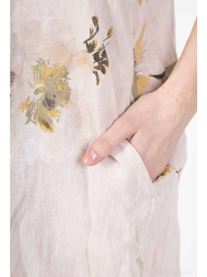 Shyloh - Wholesale Onesie - Women's - Flowy long dress with floral print and straps 2059911