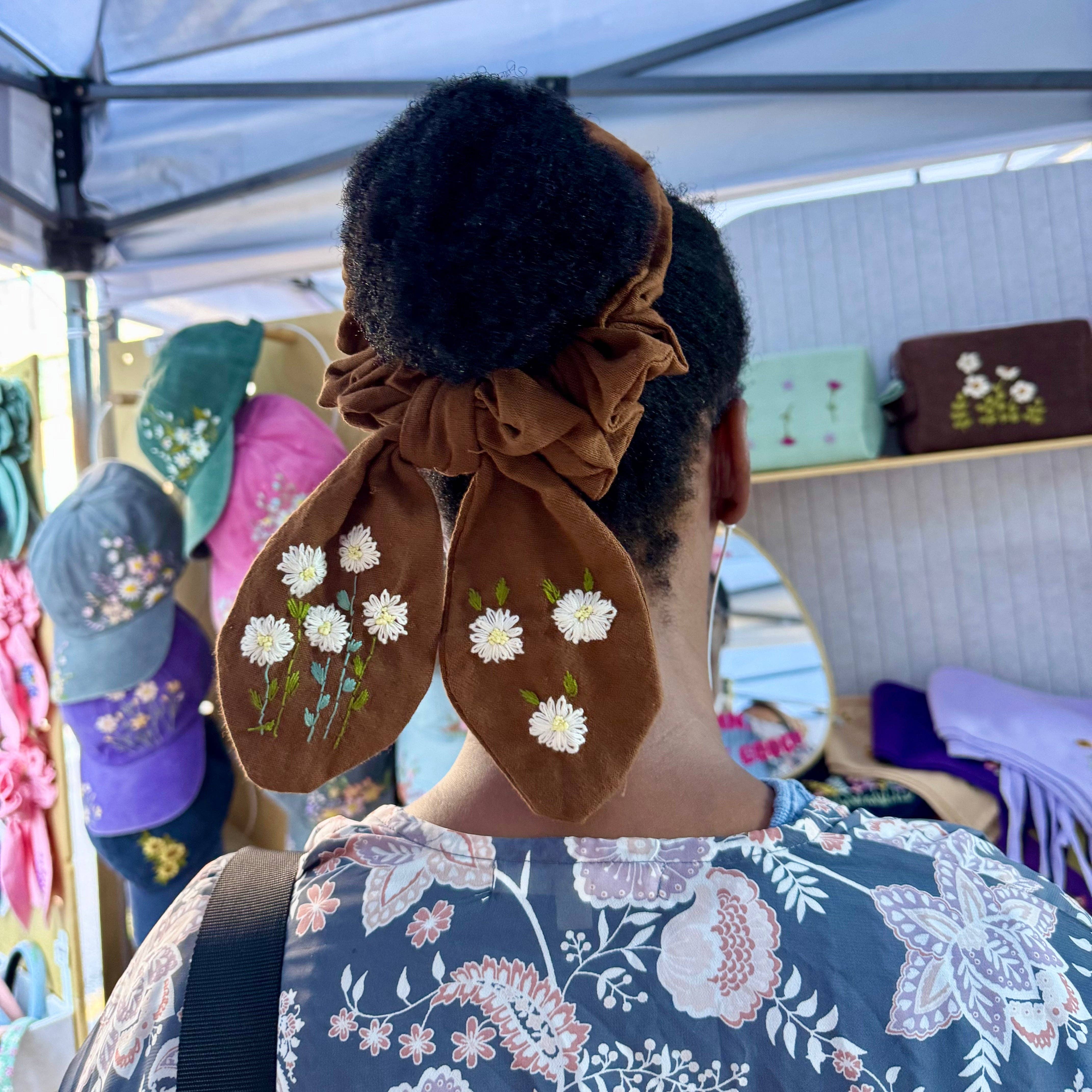 Ninu Handmade - Wholesale Scrunchie - Women's - Mystery Embroidered Scrunchie4