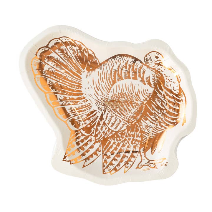 THP1148 - Copper Turkey Plate for wholesale by My Mind’s Eye