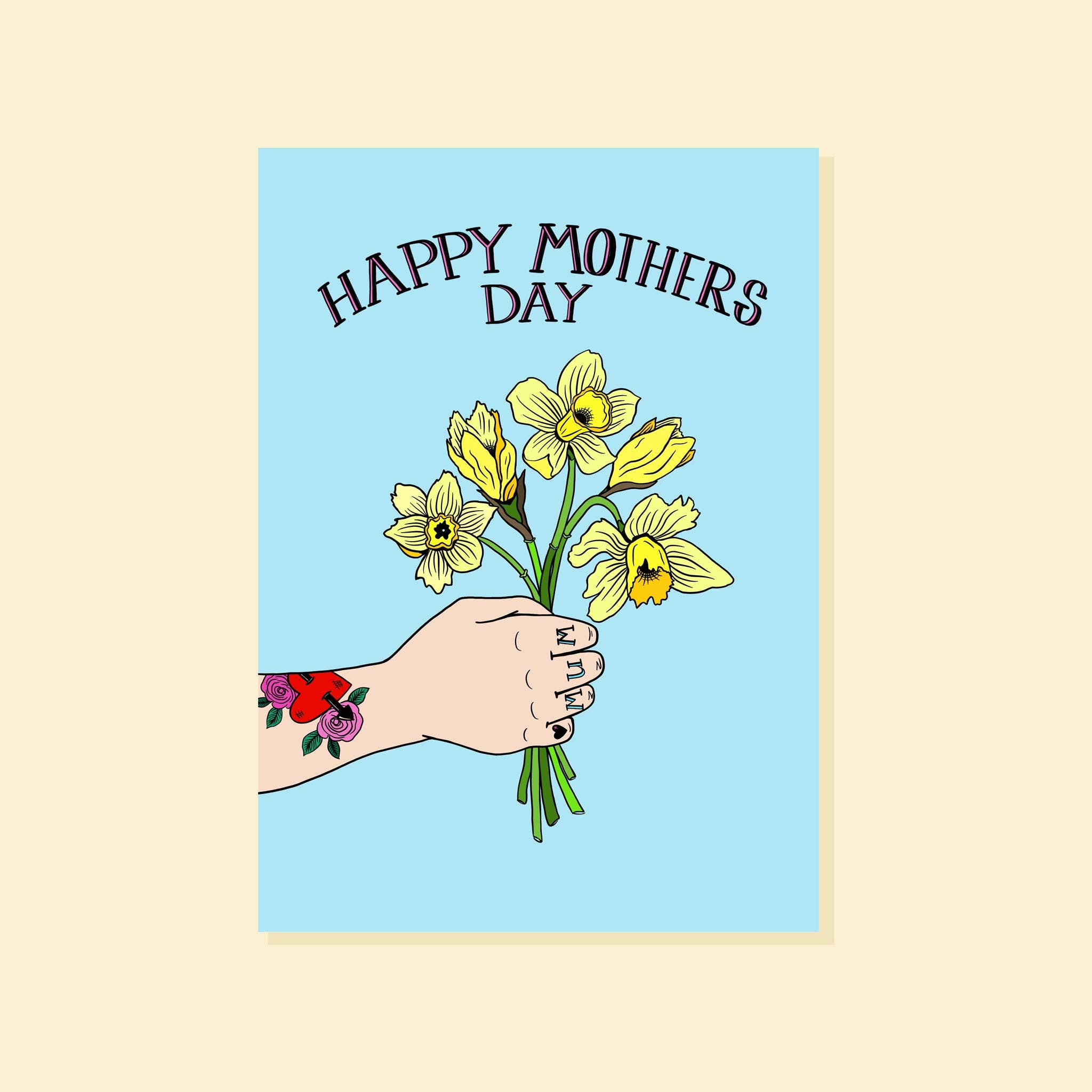 Cor Blimey - Wholesale Mother's Day Card - COOL DAFFS MOTHERS DAY CARD0