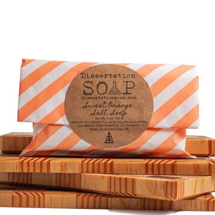 Zoutreep met zoete sinaasappel voor wholesale door Dissertation Soap