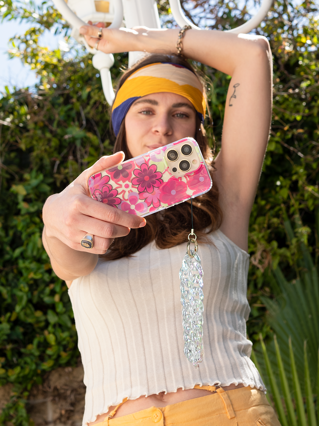 Ellie Rose - Wholesale Phonecase Strap - Phone Charm - Clear Holographic6