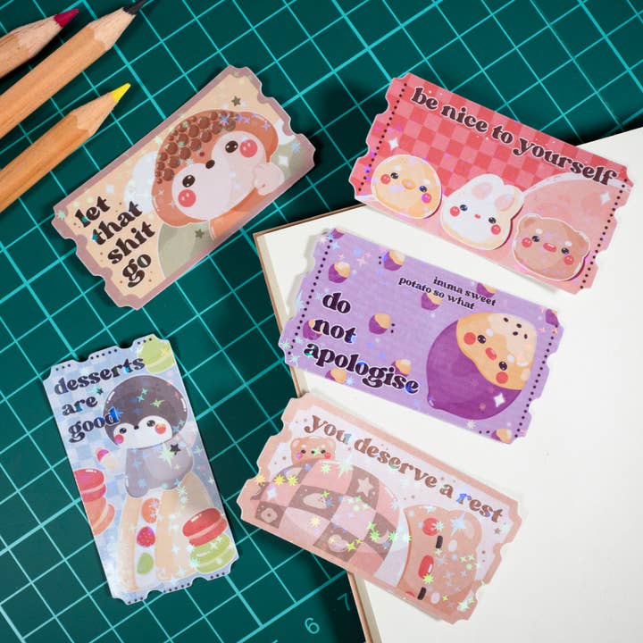 Self-Love Tickets Holo-Vinylset für den Großhandel von Notmehmehstudio