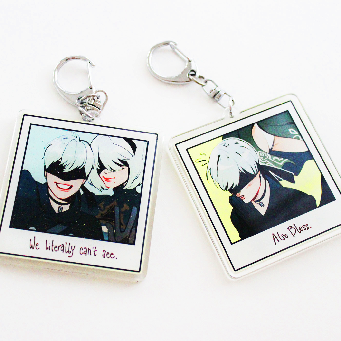 Wholesale NIER! AUTOMATA POLAROID ACRYLIC KEYCHAIN video game