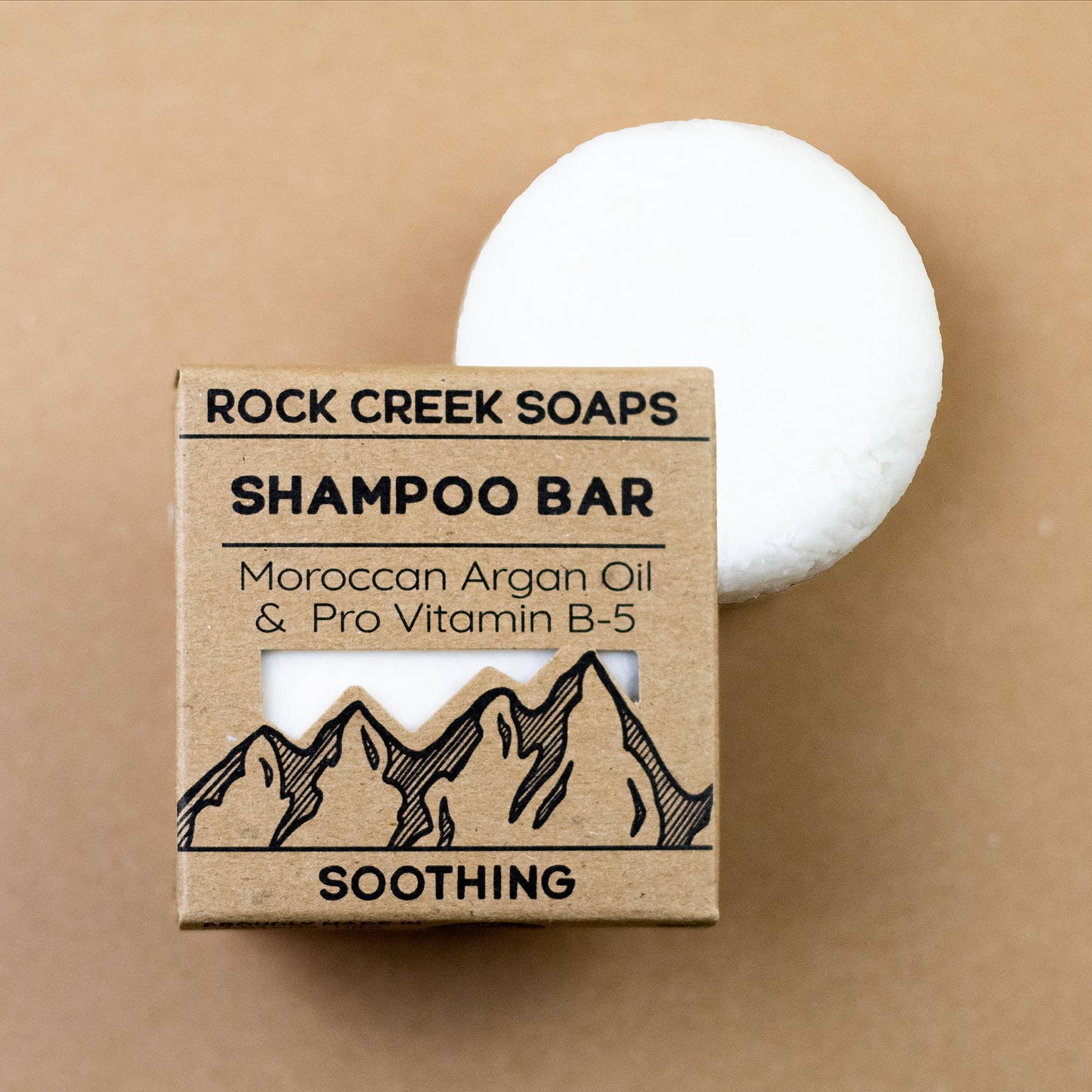 Rock Creek Soaps - Wholesale Shampoo Puck/Solid Shampoo - Shampoo Bar | Vitamin B-5 & Argan Oil | Soothing6