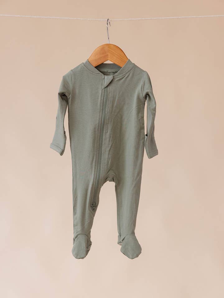 Acadian - CloudBlend™ Footed Pajamas for wholesale by WildBird