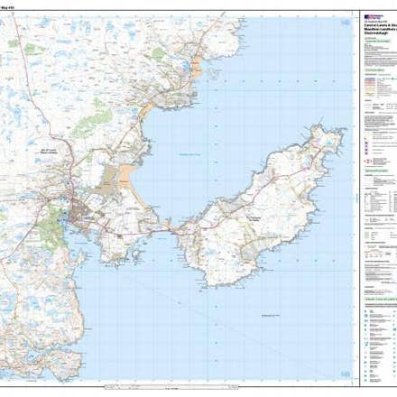 Karta över Central Lewis Stornaway Explorer - Ordnance Survey för wholesale av Map Marketing Limited
