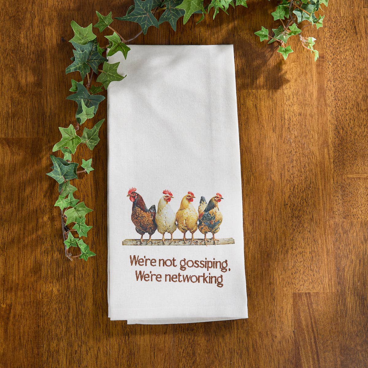 Park Designs - Wholesale Tea Towel - Four Chickens In A Row Decorative Dishtowel4