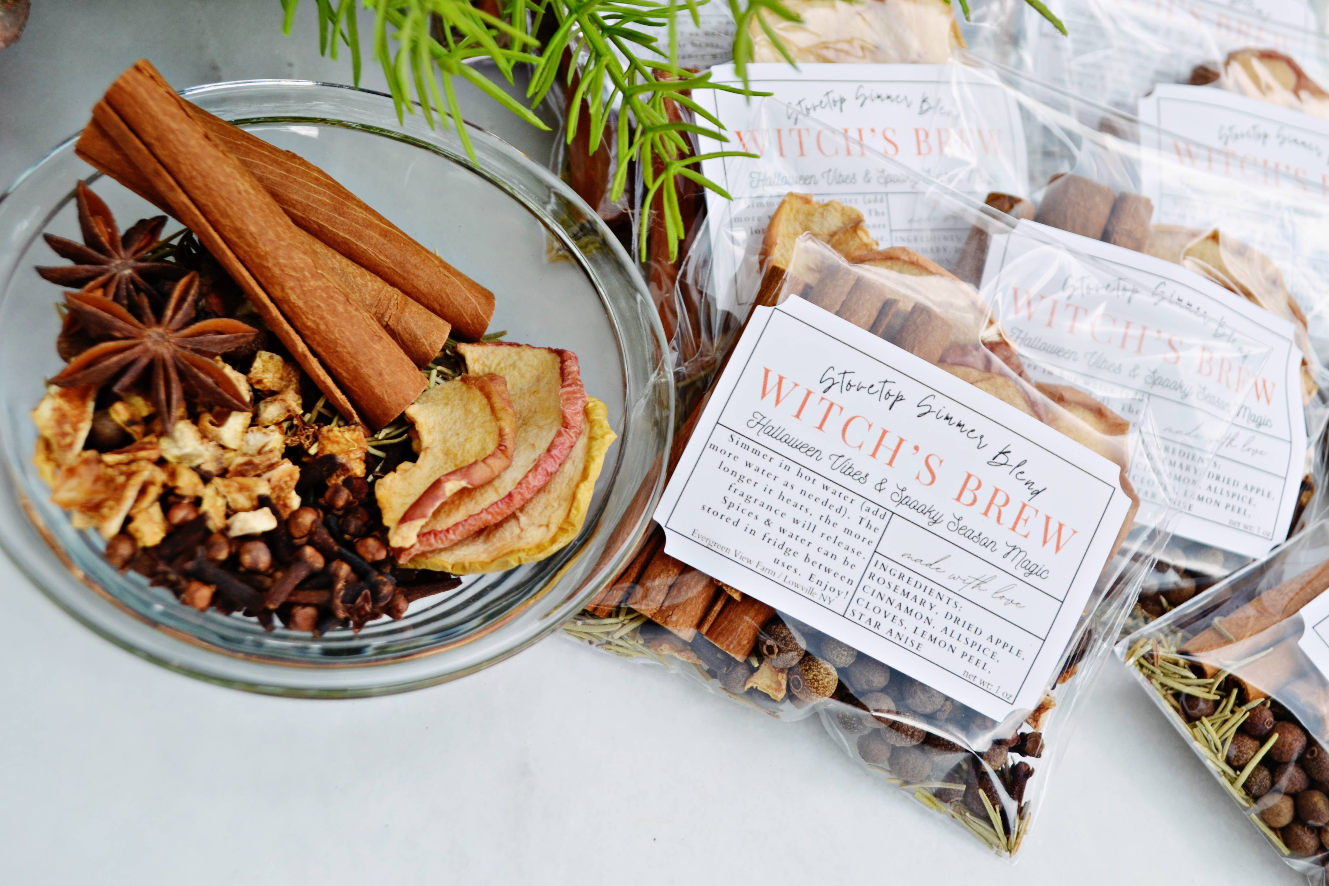 Evergreen View Farm - Wholesale Potpourri - Witch's Brew Autumn Fall Halloween Simmer Stovetop Spices12