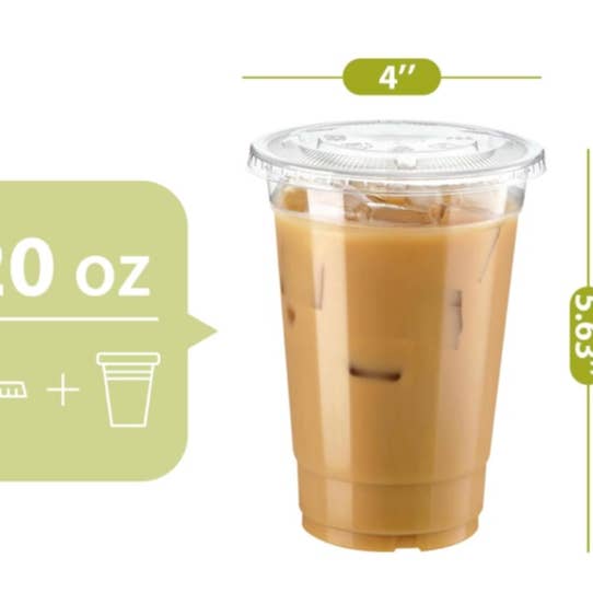 GW Restaurant Supplies – wholesale Engångskopp – Klara dryckesbägare 1000 st 20 oz utan lock, restaurangverksamhet1