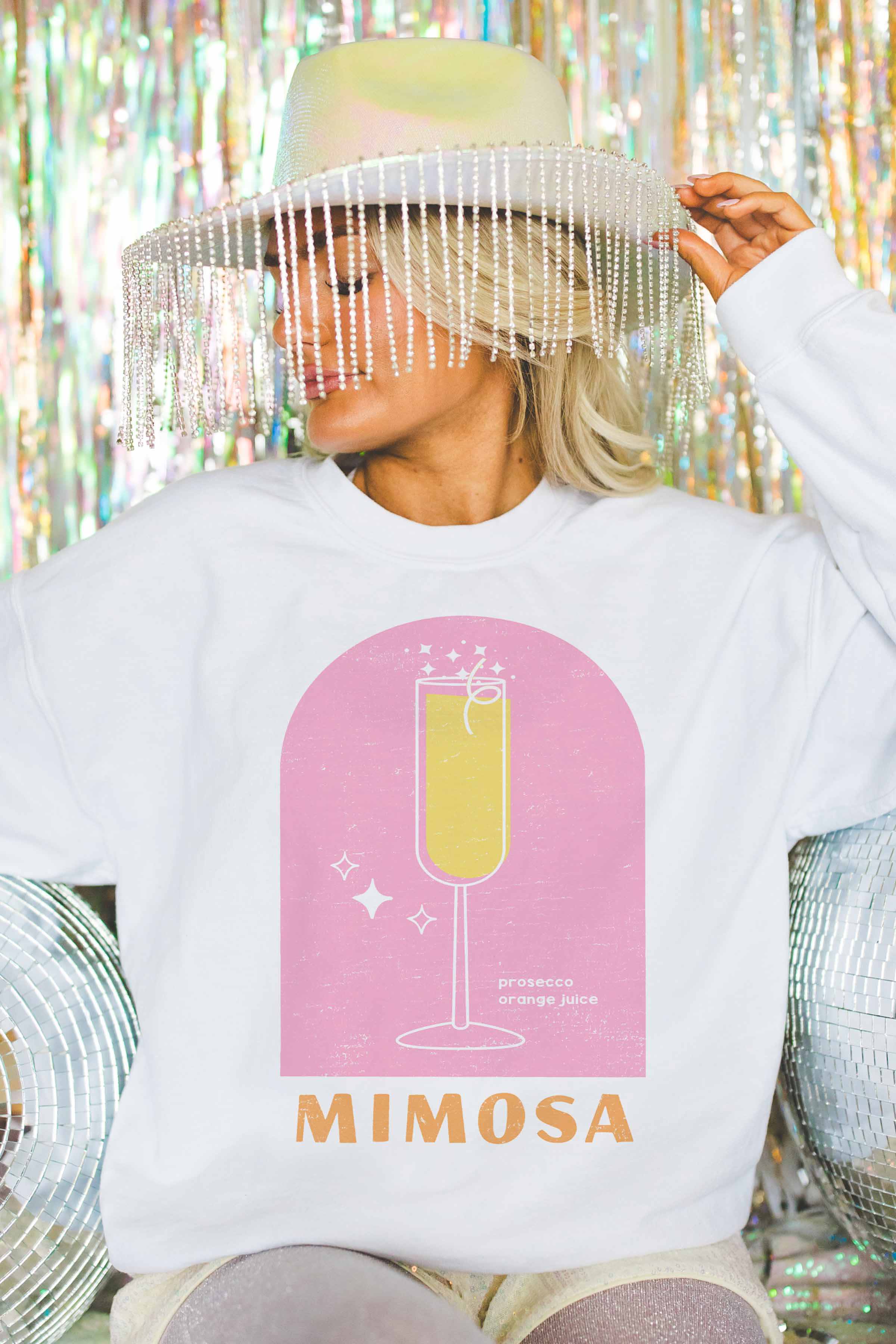 GOOD DAY STREET - Vendita all'ingrosso Felpa stampata - Donna - [G1979X-OSS]-FELPE OVERSIZE MIMOSA2