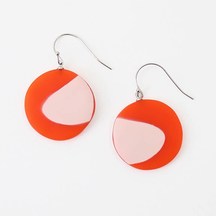Orange Deanna Earrings for wholesale by Sylca Designs