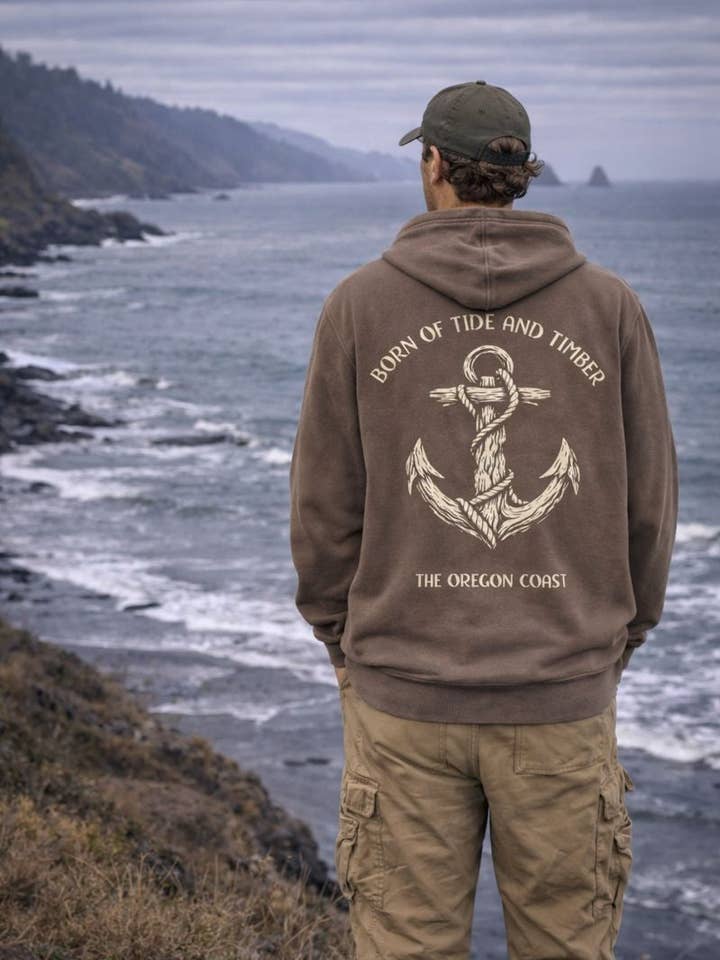 Tide & Timber Hoodie for wholesale by NW Accent