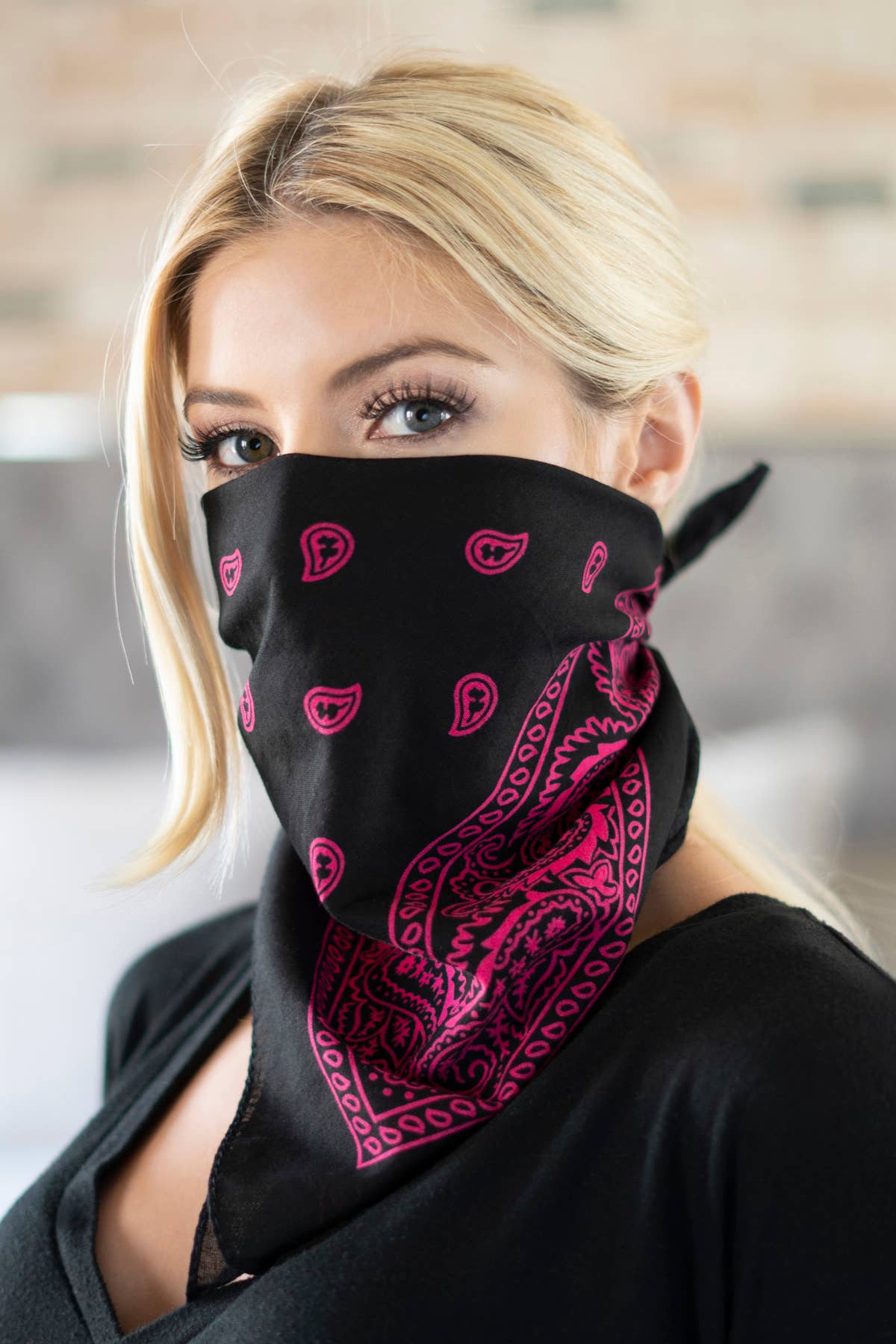 MYS Wholesale Inc - Vente Bandana – femme - Bandana à imprimé cachemire4