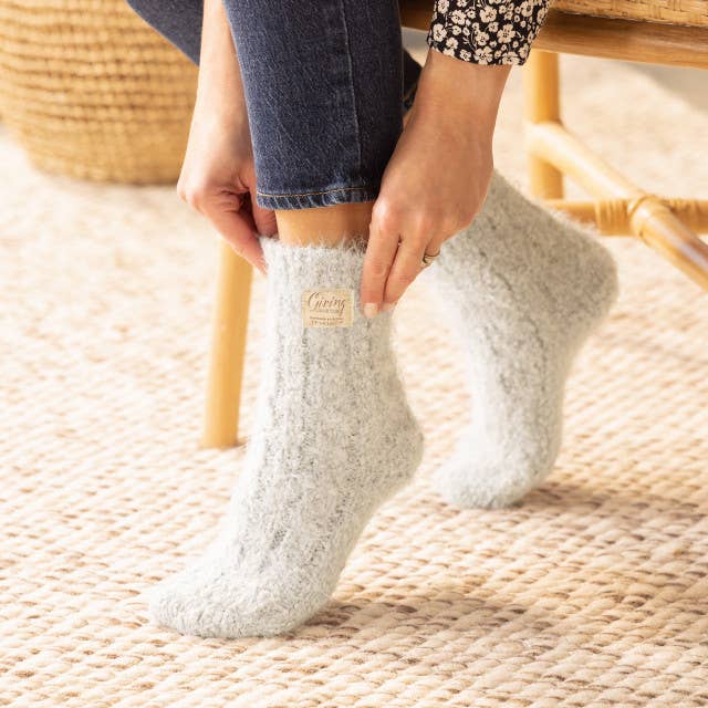 DEMDACO - Wholesale Socks - Women's - Giving Socks - Cream6