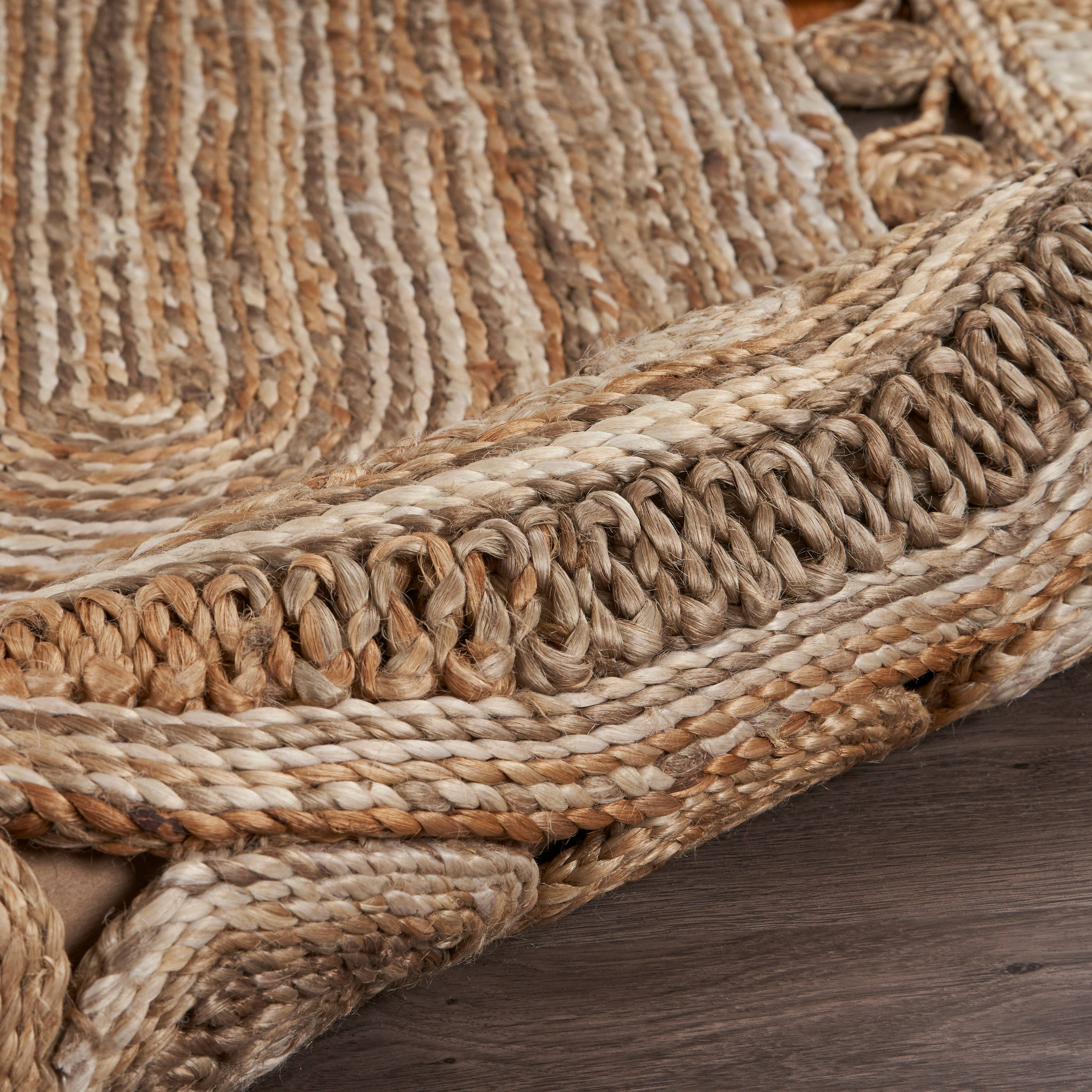 LR Home - Wholesale Area Rug - Bailey Brie Multi Natural Handmade Braided Jute Area Rug1