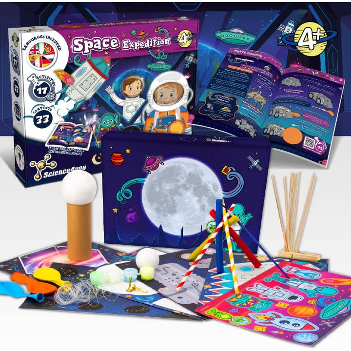 Science4you - Vendita all'ingrosso Set di giocattoli - Bambini - Space Expedition - Gioco educativo multilingue per bambini2