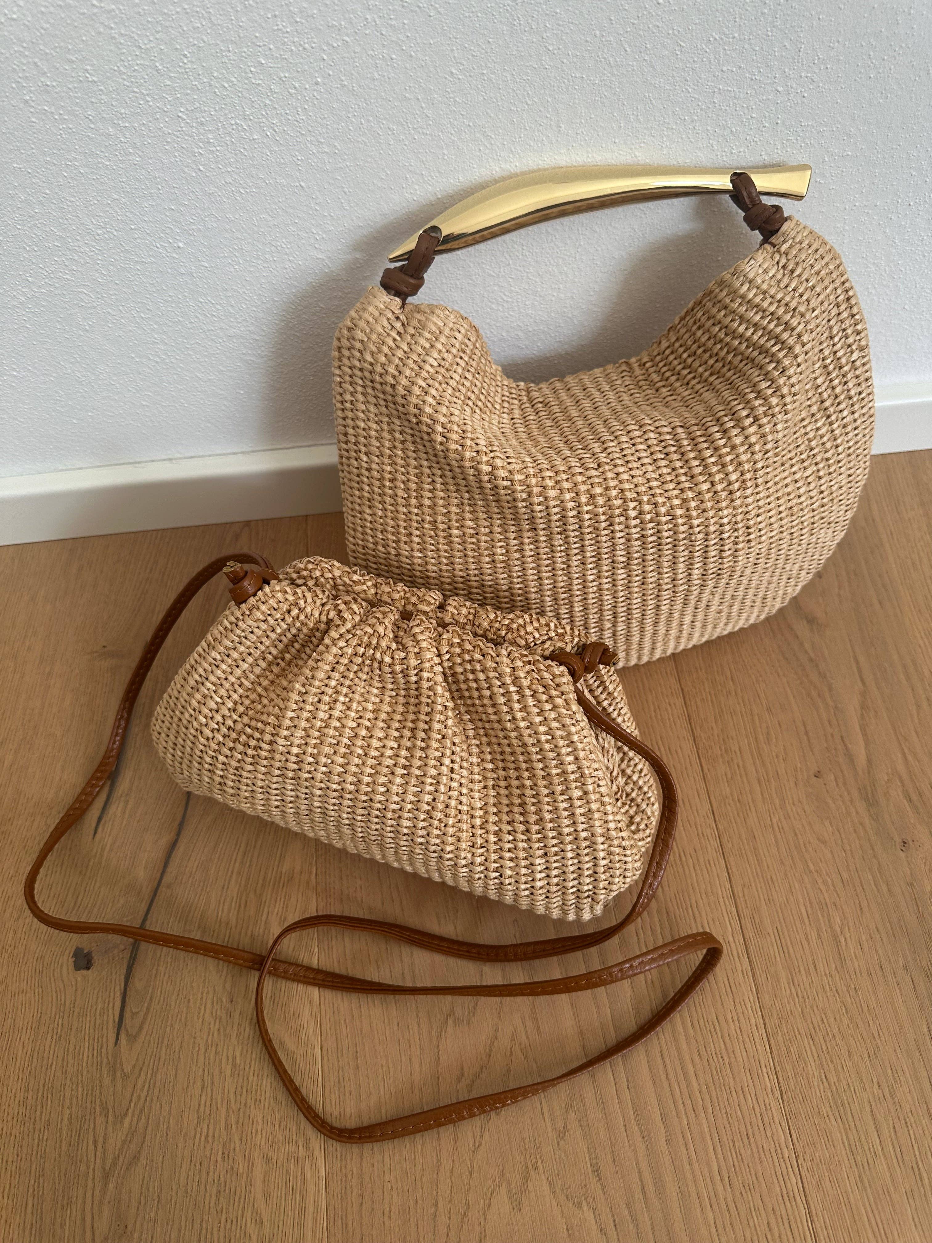 Zhade - Wholesale Top Handle Bag - Women's - TWINS raffia1