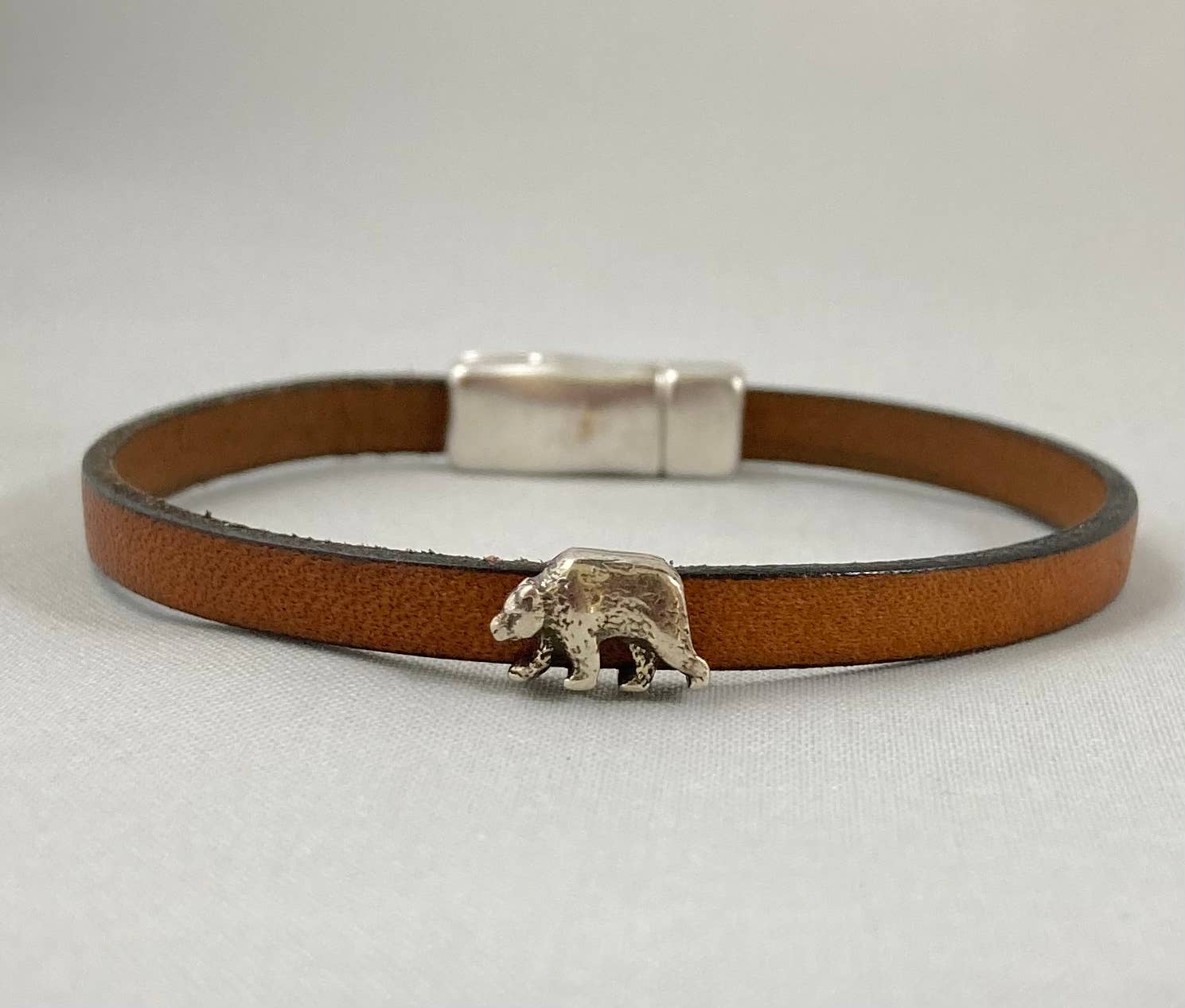 Rox-anne - Wholesale Bangle Bracelet - Lil Baby Bear Thin Leather Bracelet2