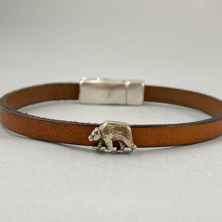 Rox-anne - Wholesale Bangle Bracelet - Lil Baby Bear Thin Leather Bracelet2