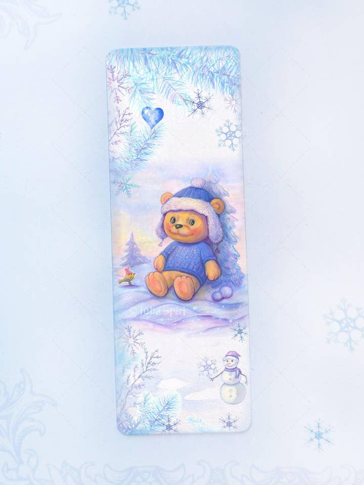 Bookmark for Books. Winter Story for wholesale by Julia Spiri