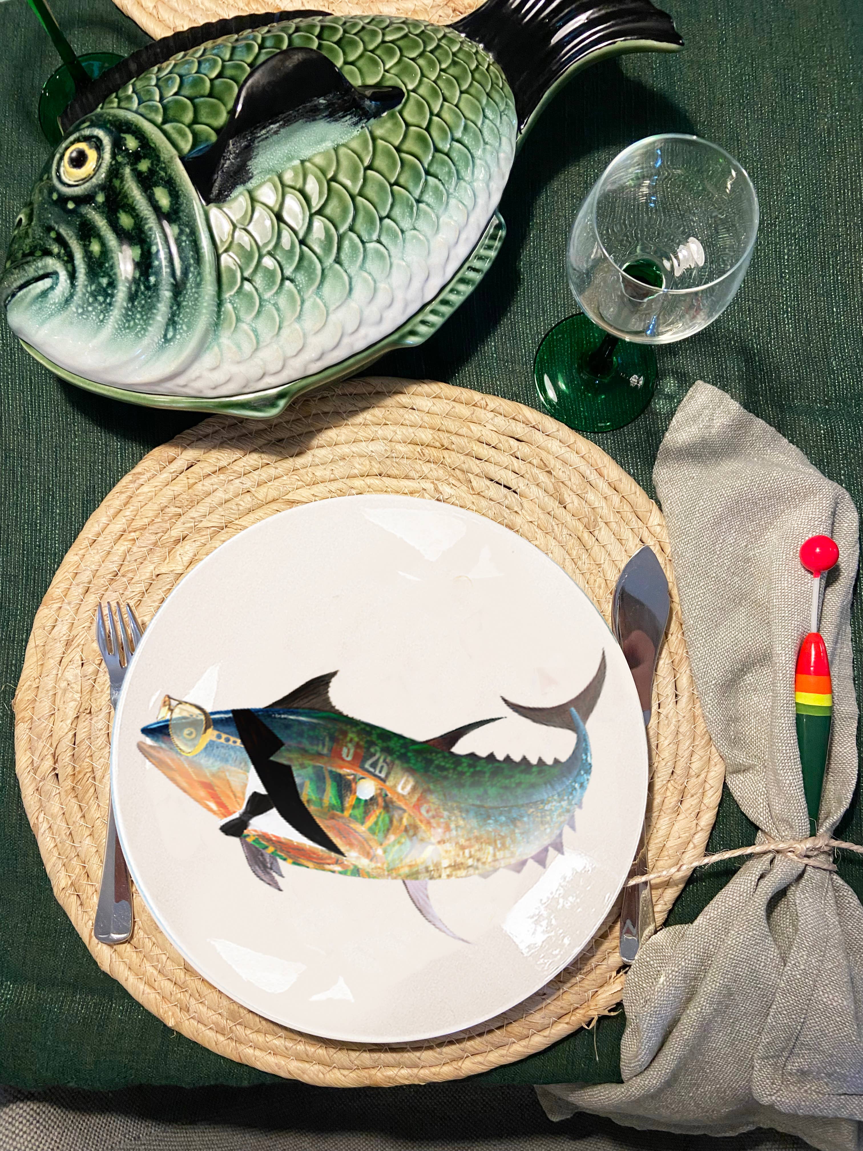 Bordy's - Wholesale Dinner Plate - Catchy - 3. The Nightlife Catch dinner plates3