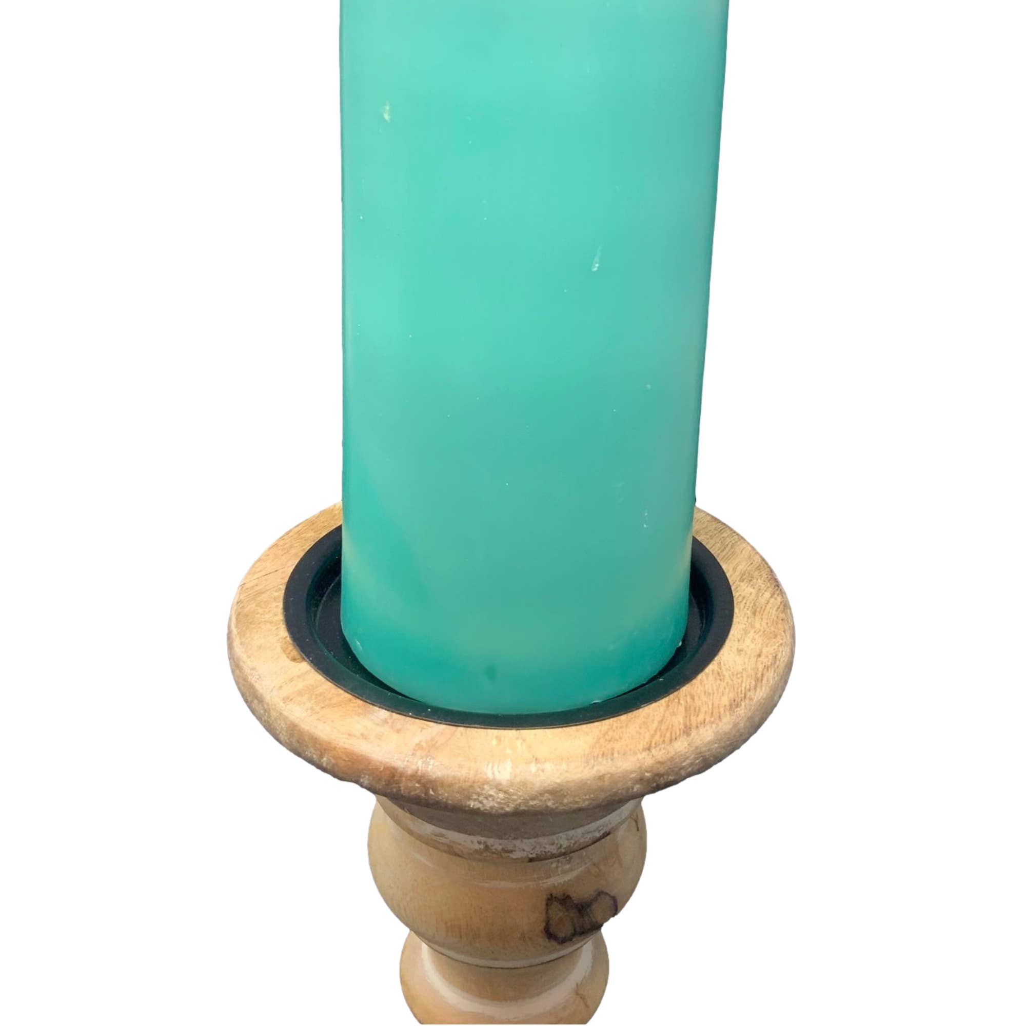 Wilco Home - Wholesale Candle Holder - NEW Set of 3 Annapolis Candle Holders-Bleached Mango Wood8